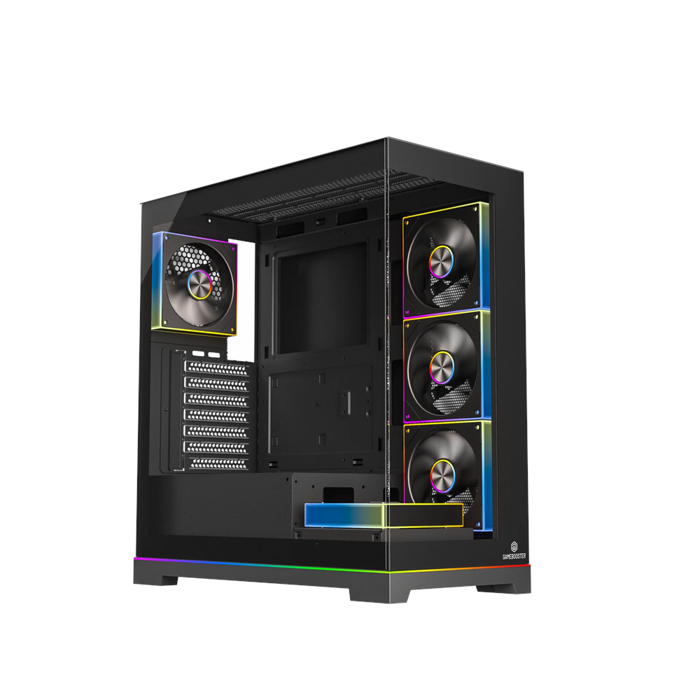 GAMEBOOSTER 850W 80+ BRONZE NYVRA SYNC JBST-GBJML07 4-ARGB Fanlı Gaming Mid-Tower PC Kasası