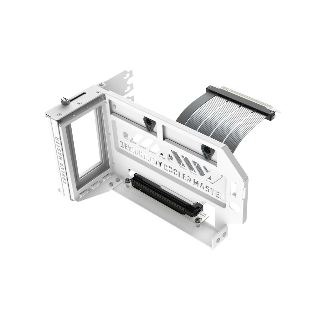 COOLERMASTER MCA-U000C-WFVK03 Evrensel Dikey Ekran Kartı Tutucu Kiti V3 Beyaz PCIE5.0 (165mm Riser Kablo)