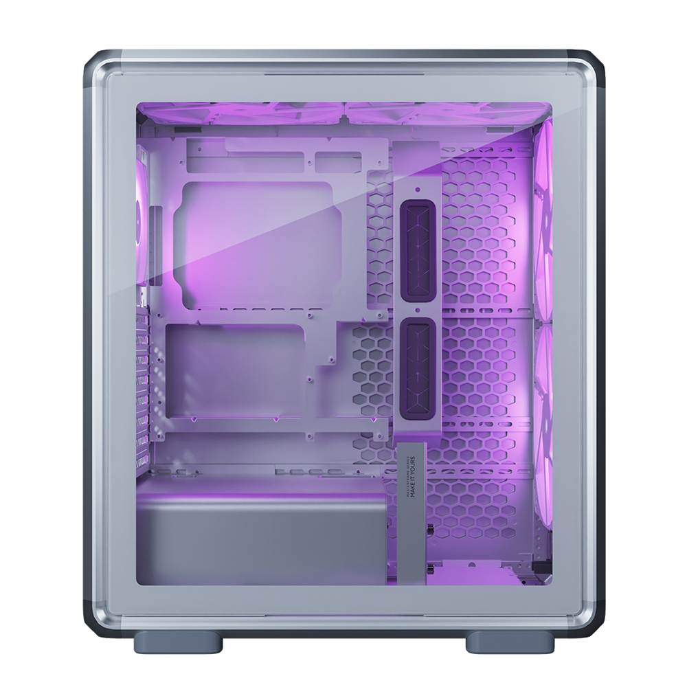 COOLERMASTER MASTERFRAME 500 MESH SILVER TG MF500M-SHNN-S01 2-20CM Fanlı Gaming EATX PC Kasası Gümüş