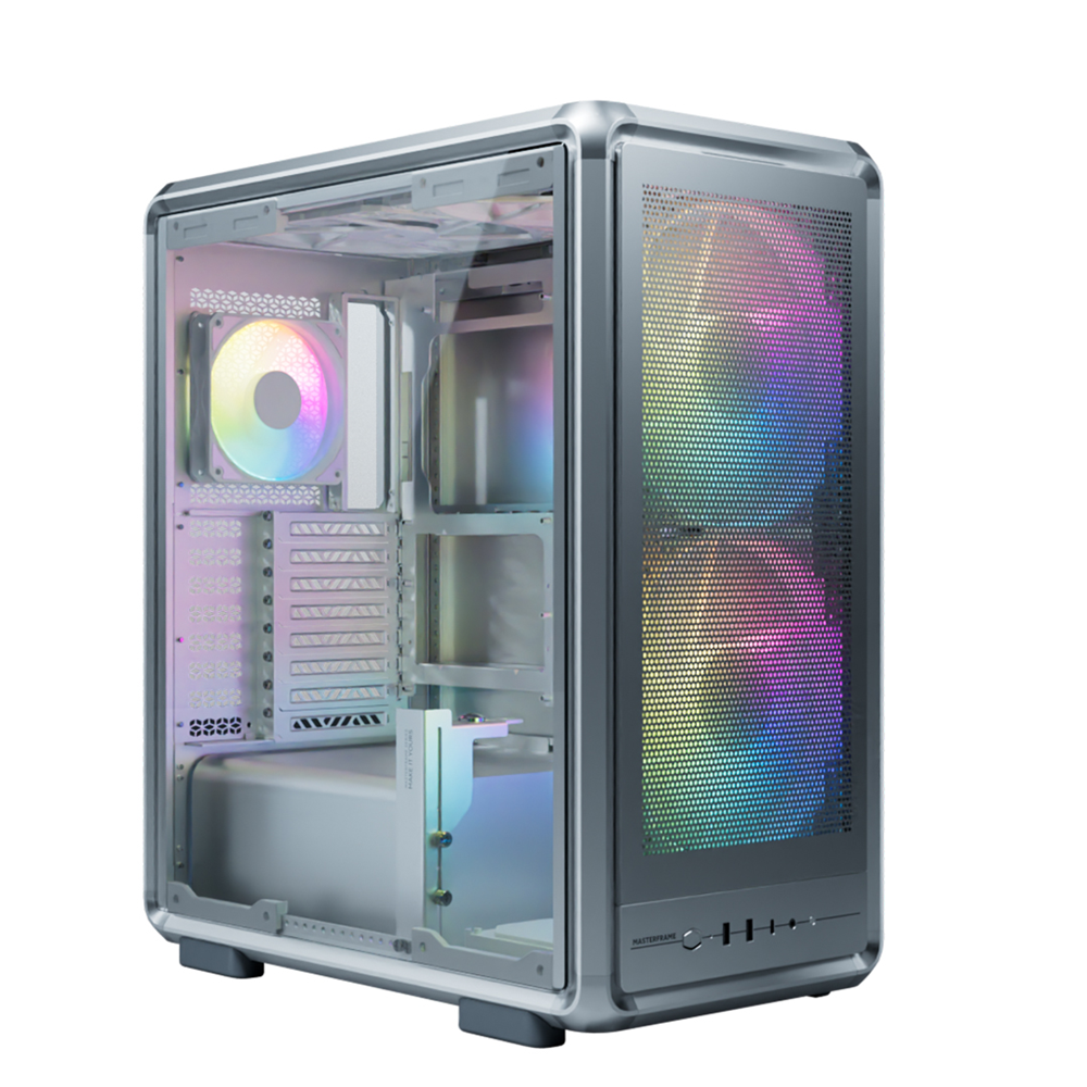 COOLERMASTER MASTERFRAME 500 MESH SILVER TG MF500M-SHNN-S01 2-20CM Fanlı Gaming EATX PC Kasası Gümüş