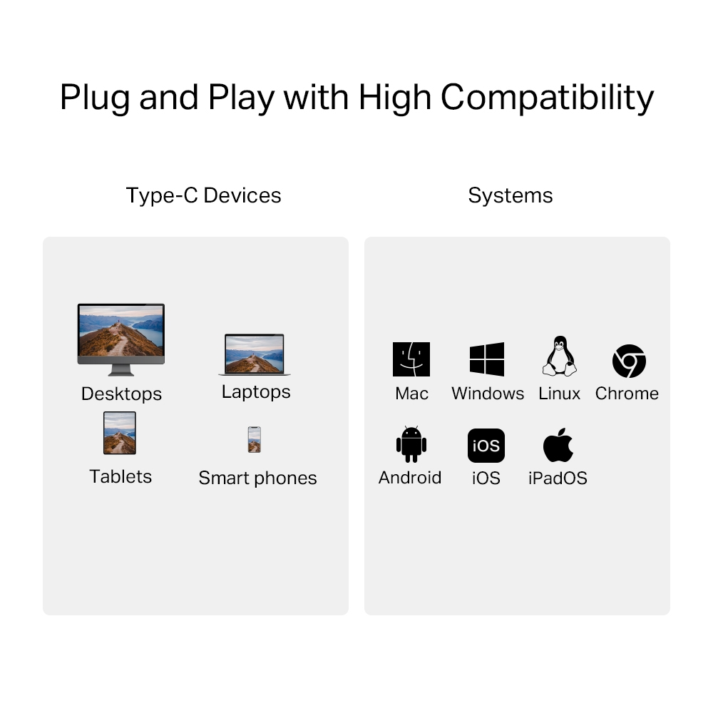 TP-LINK UA440C USB Type-C Çoklu Kart Okuyucu Adaptör
