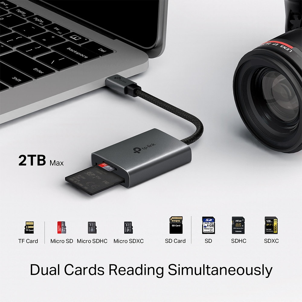 TP-LINK UA440C USB Type-C Çoklu Kart Okuyucu Adaptör