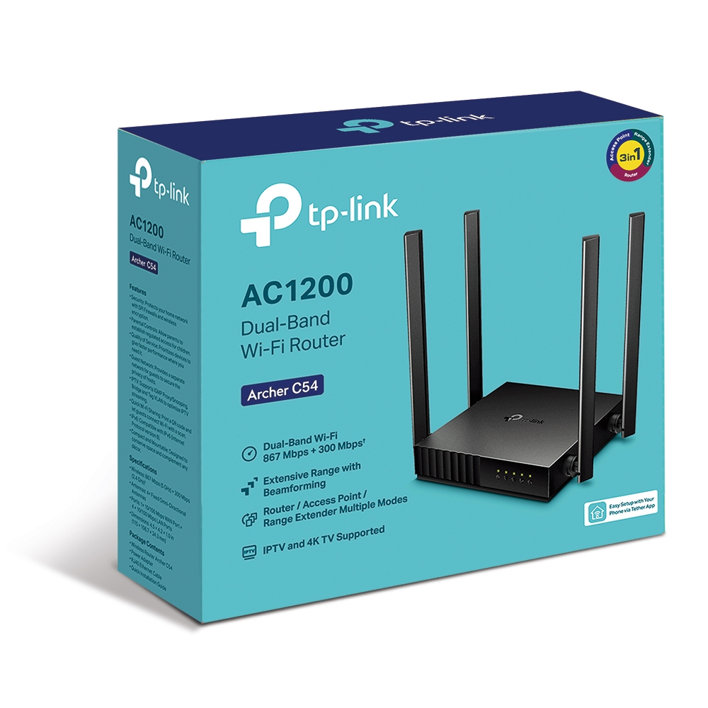 TP-LINK Archer C54 WIFI5 AC1200 Dual Band Router
