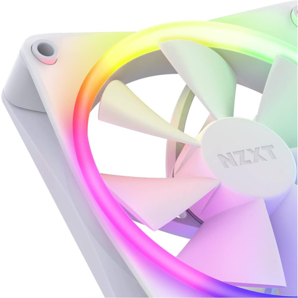 NZXT 120MM F120 RGB Beyaz PWM Kasa Fanı – RF-R12SF-W1