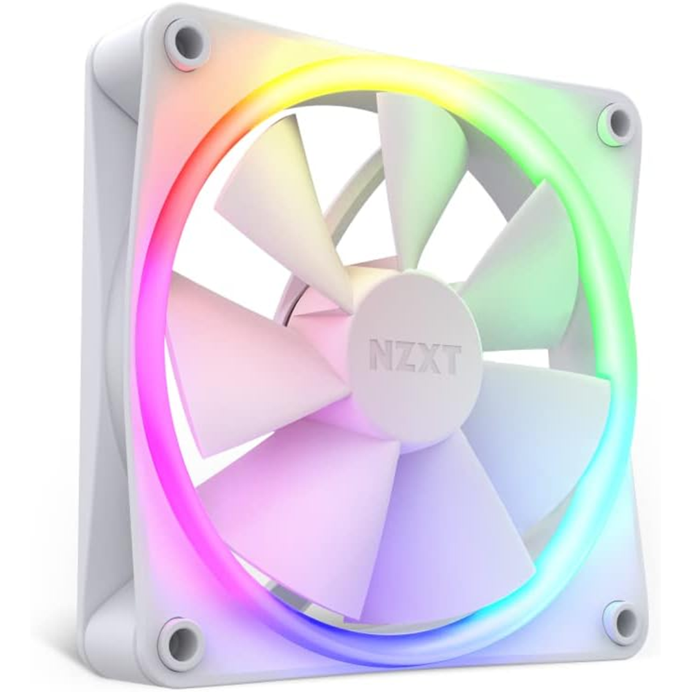 NZXT 120MM F120 RGB Beyaz PWM Kasa Fanı – RF-R12SF-W1