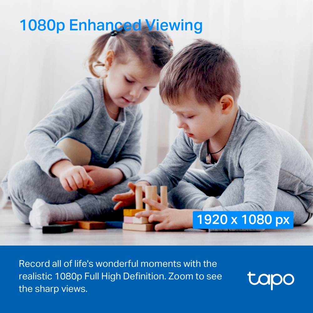 TP-LINK 2mp 4mm Kablosuz Wıfı Pan-Tilt IP Kamera Tapo C200