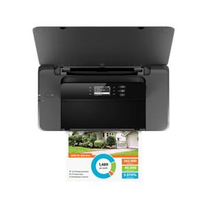 HP A4 Renkli N4K99C Officejet Taşınabilir Bataryalı Yazıcı USB 2.0,Kablosuz 
