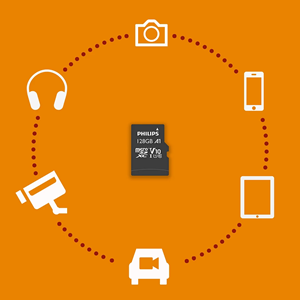 PHILIPS MicroSD 128GB FM12MP45B/00 Class10 Hafıza Kartı