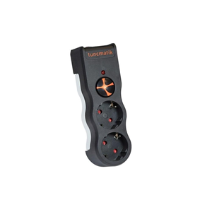 TUNÇMATİK POWERSURGE TSK19022 PLUG-1050 2'li Siyah Priz