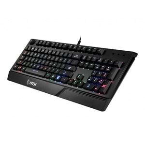 MSI Q TR Vigor GK20 RGB Ledli Sessiz Membran Siyah Oyuncu Klavyesi
