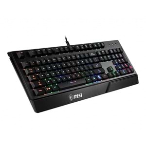 MSI Q TR Vigor GK20 RGB Ledli Sessiz Membran Siyah Oyuncu Klavyesi