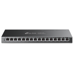 TP-LINK 16port PoE 120W Gigabit Extend Fansız Yönetilemez Switch TL-SG116P