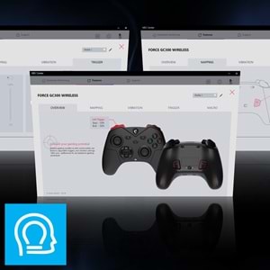 MSI Stok Adı: Msi GG Force GC300 Wireless 2.4GHz Kablosuz Siyah Oyun Kolu (Gamepad)