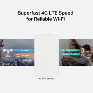 MERCUSYS MB230-4G AC1200 4G LTE Kablosuz SIM Kartlı Router