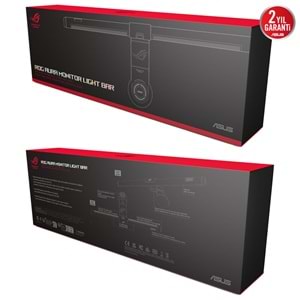 ASUS ROG AURA ALB01 90LA00P0-B01970 49.8cm USB-C 5V/1A 5W 2700–6500K Aura Sync RGB Siyah Monitör Üstü LED Işık Çubuğu
