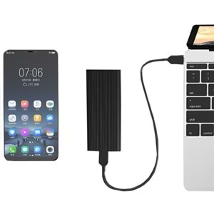 CODEGEN M2 Type-C CDG-SSD-10BC PCIe NVMe M2 Alüminyum Harddisk Kutusu Siyah