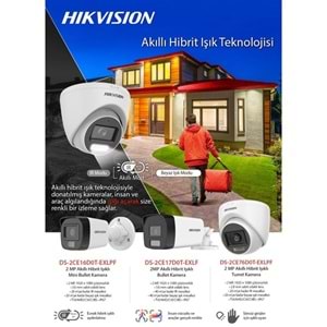 HIKVISION 2MP Dome 2.8mm Analog Kamera DS-2CE76D0T-EXLPF
