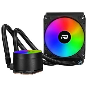 POWERBOOST 120mm NOBLE 120 PB-LCS-YC120 RGB Sıvı Soğutmalı AM5-1851p İşlemci Fanı