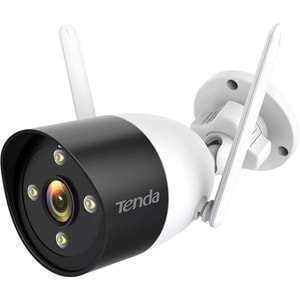 TENDA 2MP Bullet 4mm Wıfı Kablosuz IP Kamera CT3