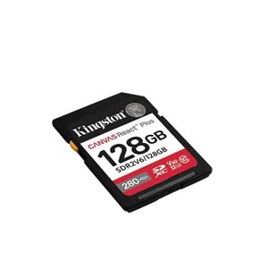 KINGSTON 128GB SDXC SD Kart React+ SDR2V6/128GB