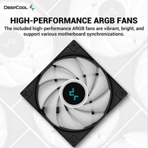 DEEPCOOL 240mm LE520 RGB Sıvı Soğutmalı AM5-1700p İşlemci Fanı