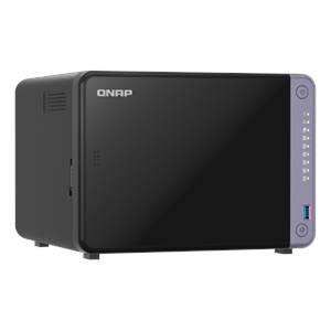 QNAP 6diskli Alpine AL524 QC-4GB RAM-2-10GbE SFP+ Nas Server TS-632X