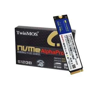 TWINMOS 512GB NVMe512GB2280AP 3600- 3250MB/s M2 NVME GEN3 Disk