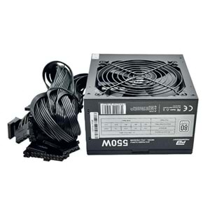POWERBOOST 550W 80+ PB550WB 12cm Fanlı Power Supply