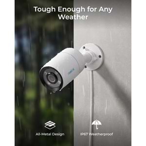 REOLINK 8MP Bullet 4mm Full Color IP Kamera PoE IP67 CX810