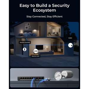 REOLINK 8MP Bullet 4mm Full Color IP Kamera PoE IP67 CX810