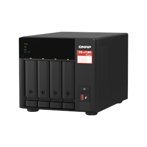 QNAP 4diskli Ryzen V1500B-8GB RAM-2-2.5GbE Nas Server TS-473A