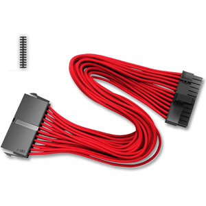 DEEPCOOL EC300-24P-RD 24 Pin ATX Kırmızı Güç Kaynağı Uzatma Kablosu 30cm