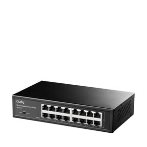 CUDY 16port Gigabit Yönetilemez Switch Metal Kasa GS1016 