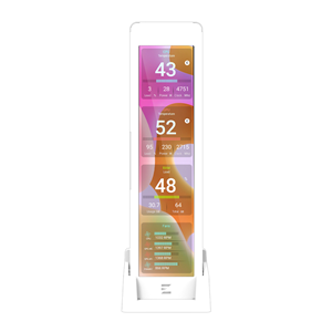 ZALMAN ZM-MF916 White 9,16 inç IPS 1920×462 60 Hz USB Sistem İzleme Ekran Modülü + Stand