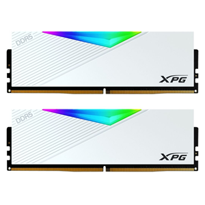 XPG 64GB (2X 32GB) DDR5 6400MHZ CL32 RGB DIAL KIT PC RAM BEYAZ / LANCER RGB ROG CERTIFIED AX5U6400C3232G-DWROG