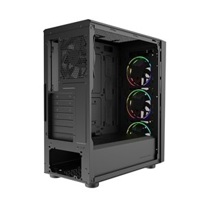 COOLERMASTER 650W 80+ BRONZE CMP510 TG CP510-KGNN65-S01 4-ARGB Fanlı Gaming Mid-Tower PC Kasası