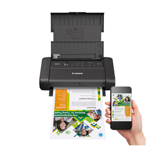 CANON A4 MAXIFY BX110 WIFI Pilli Renkli Taşınabilir Mürekkep Püskürtmeli Yazıcı