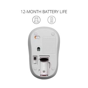 Rapoo 17300 M10 Plus 1000Dpı Kırmızı / Beyaz Kablosuz Mouse