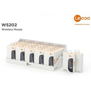 Lecoo Ws202 Nano Alıcılı Kablosuz 1600Dpi Siyah 4 Tuş Mouse