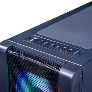 Master Yi 4X Argb Kumandalı Usb 3.0 400W Atx Mesh Panel Gaming Bilgisayar Kasası