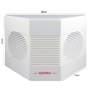 Universal UN-1708T Sütun Hoparlör 2x10cm 100 Watt Çift Yönlü Trafolu 1 Adet