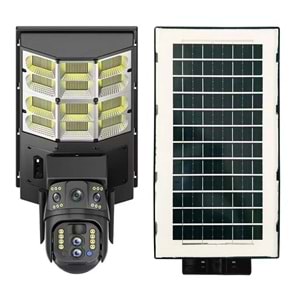 Avenir AV-SL400W 4MP 3.6MM Çift Kameralı Wifi Solar Panelli Sokak Lambası
