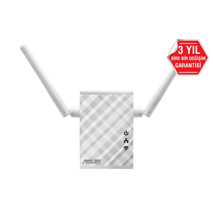ASUS RP-N12 N300 2.4 GHZ MESAFE GENİŞLETİCİ EV OFİS TİPİ 2X 2DBI SABİT ANTEN