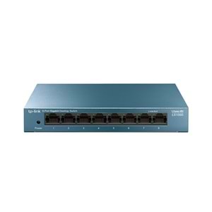 TP-LINK 8PORT LS108G GIGABIT YÖNETİLEMEZ SWİCTH MASAÜSTÜ