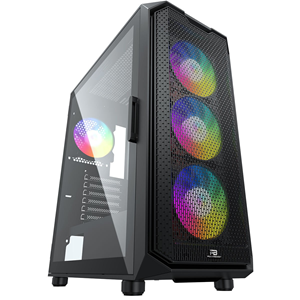 POWERBOOST 750W 80+ BRONZE PB-P521B 4-RGB Fanlı Gaming Mid-Tower PC Kasası