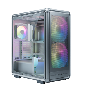 COOLERMASTER MASTERFRAME 500 MESH SILVER TG MF500M-SHNN-S01 2-20CM Fanlı Gaming EATX PC Kasası Gümüş