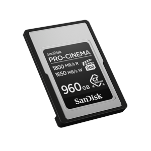 SANDISK 960GB PRO-CINEMA SDCFEA-960G-GN4NN CFexpress Type A PCIe Gen4 1800-1650MB/s Hafıza Kartı