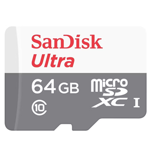 SANDISK 64GB Ultra SDSQUNR-064G-GN3MN microSDXC UHS-I Class 10 100MB/s Hafıza Kartı
