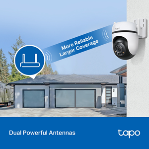 TP-LINK 4MP PTZ Speed Dome Wıfı Kablosuz Pan-Tilt IP Kamera Tapo C520WS