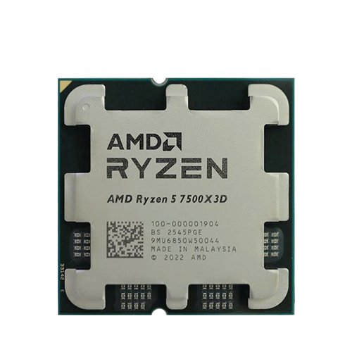 AMD RYZEN 5 7500X3D 102MB 12çekirdekli O/B UHD AM5 65w Kutulu+Fansız